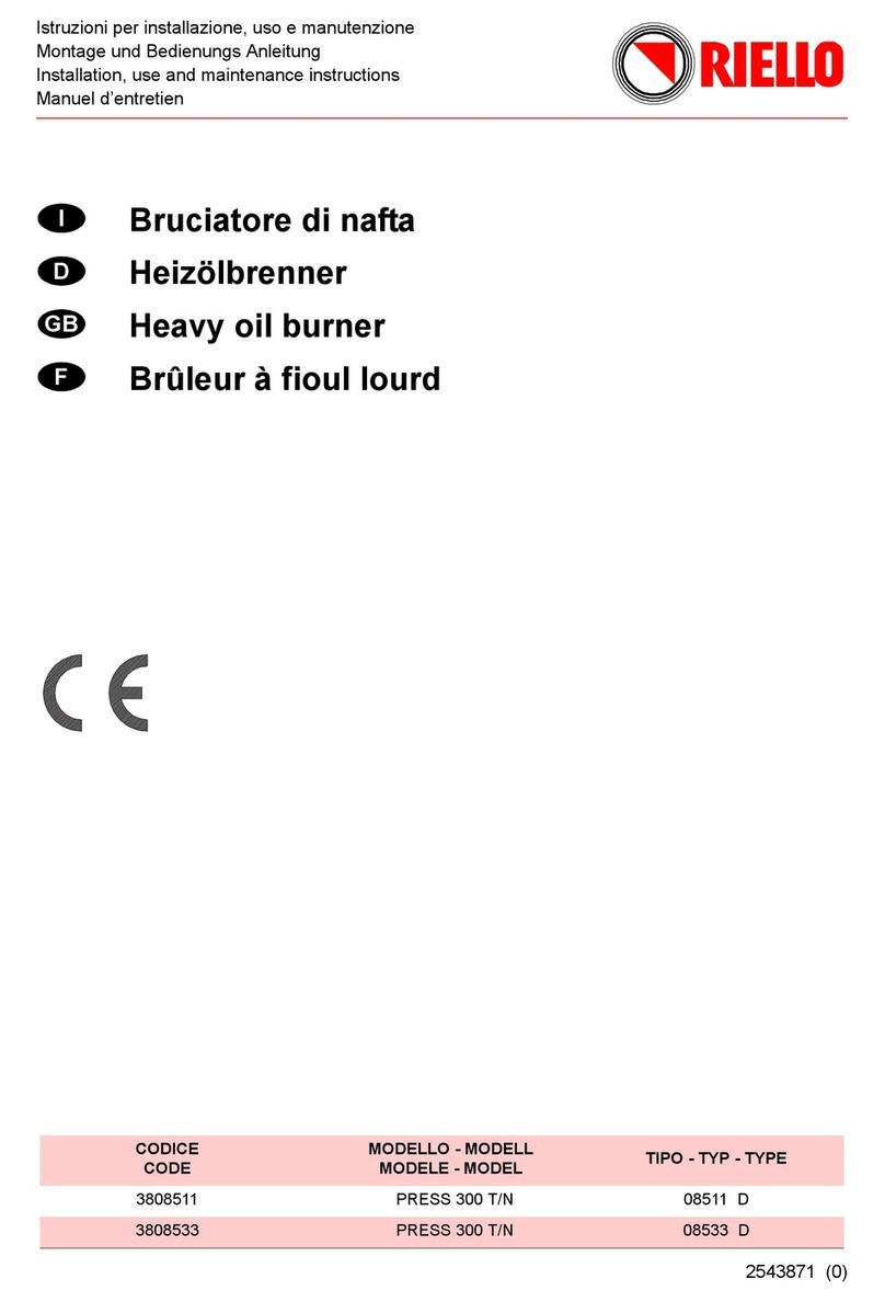 Riello 3808511 Quick start guide