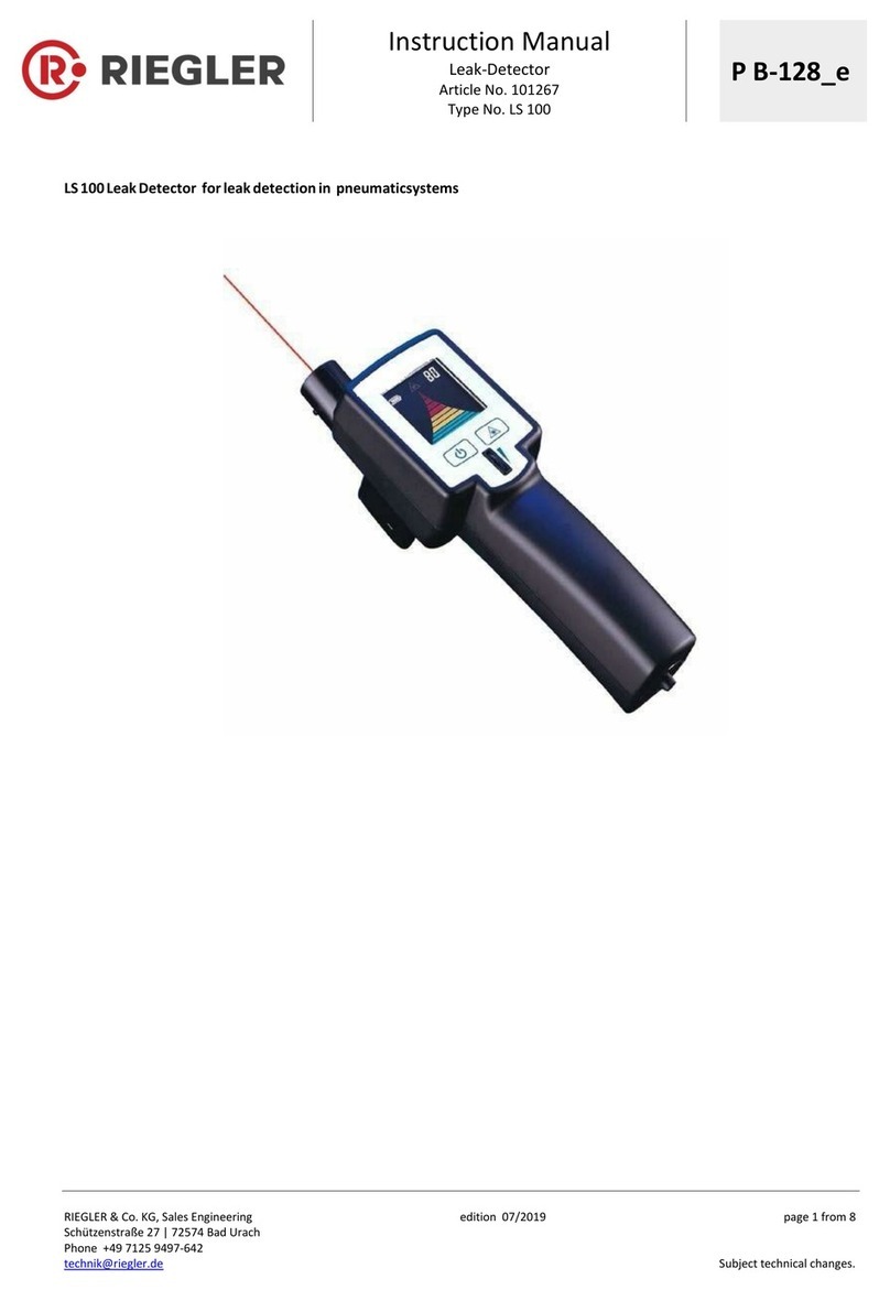 RIEGLER LS 100 User manual
