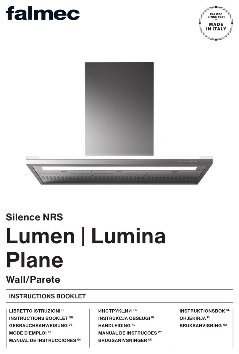 FALMEC LUMINA 90 NRS User manual FALMEC LUMINA 90 NRS User manual