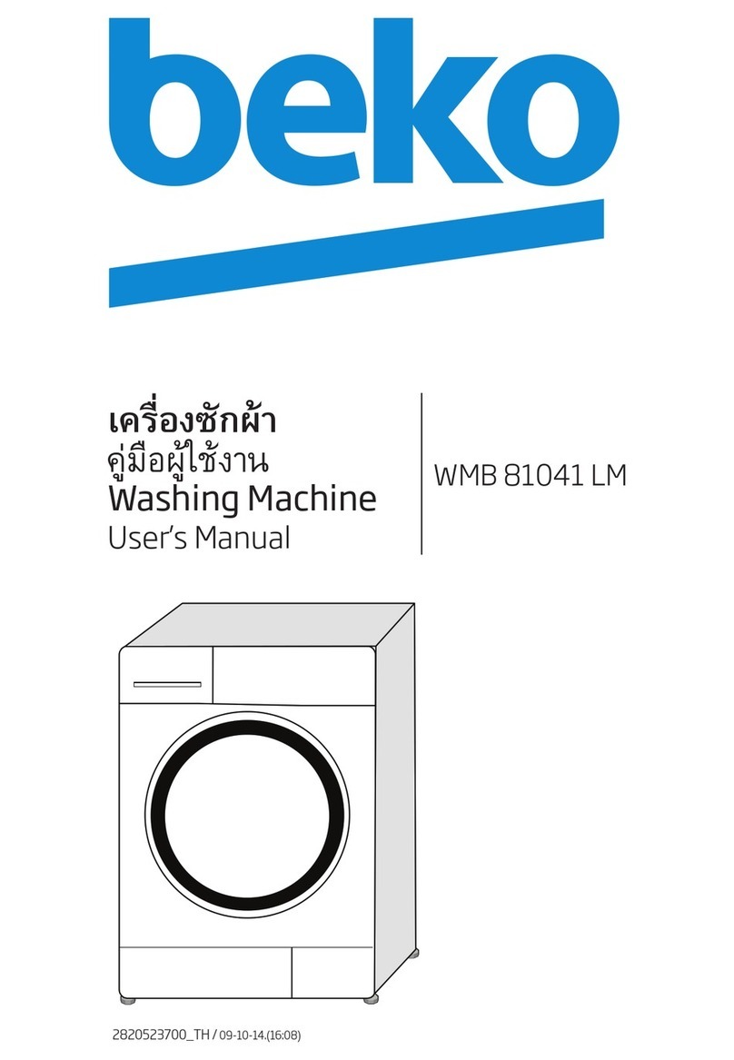 Beko WMB 81041 user manual