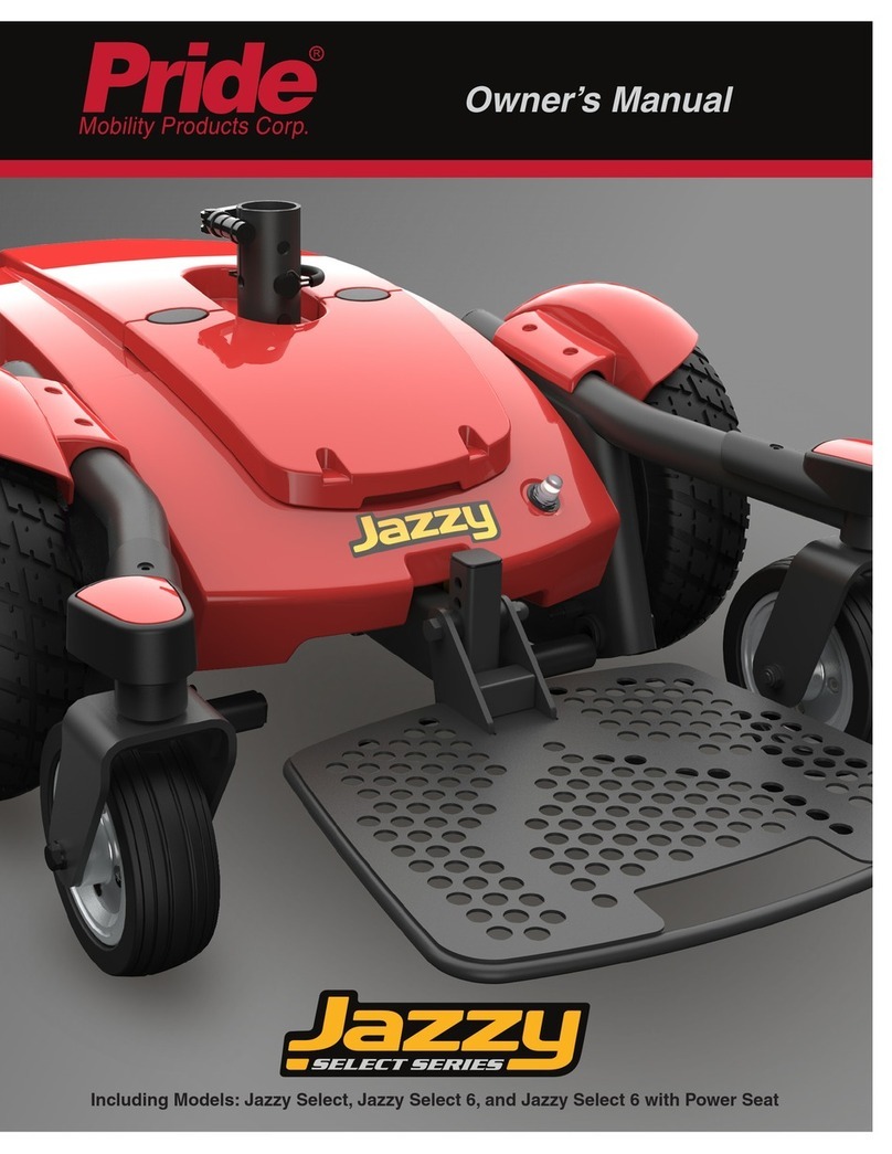 Pride Mobility Jazzy Select Series User manual