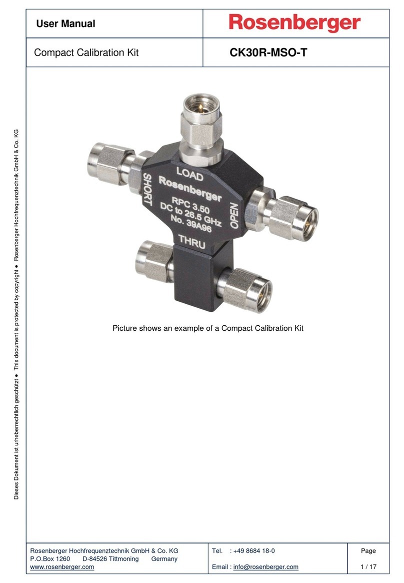 Rosenberger CK30R-MSO-T user manual