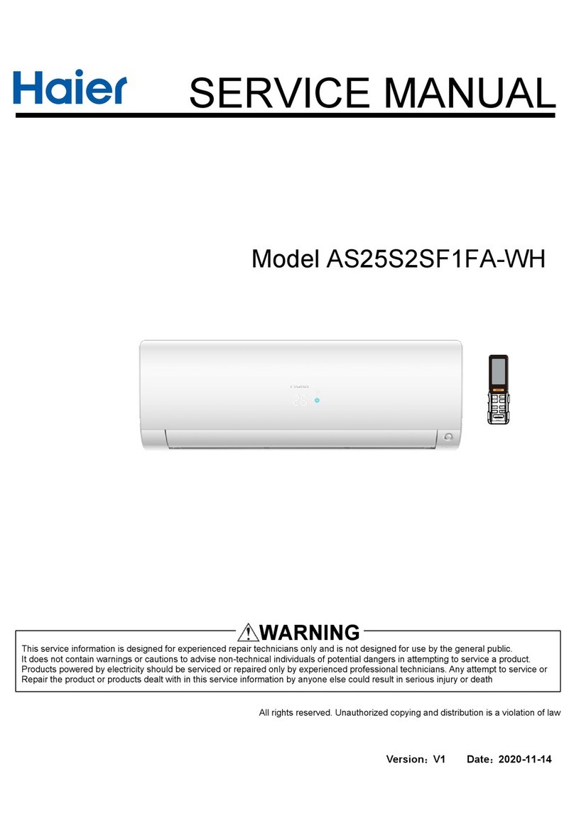 Haier AS25S2SF1FA-WH User manual