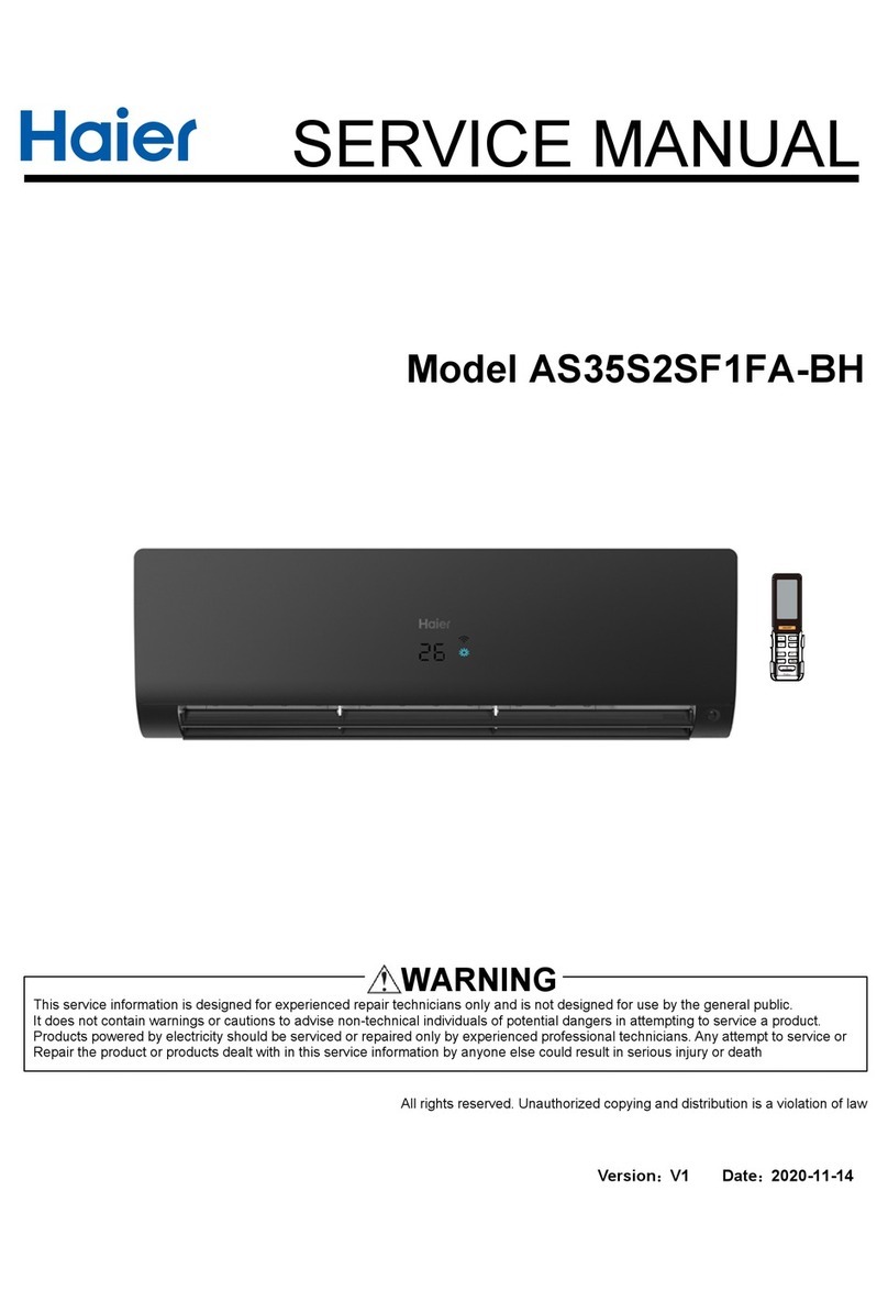 Haier AS35S2SF1FA-BH User manual