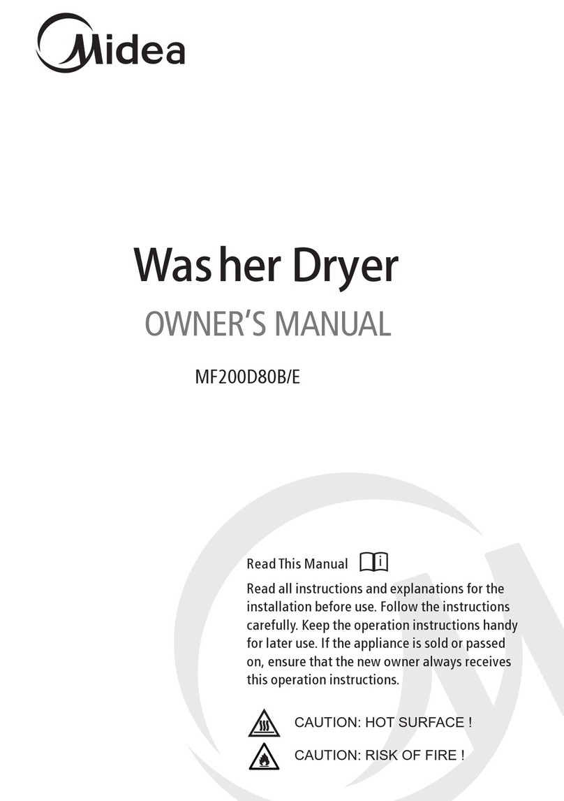 Midea MF200D80B/W User manual