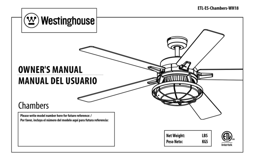Westinghouse Chambers owner's manual
