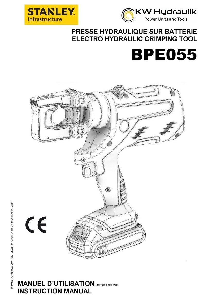Stanley KW Hydraulik BPE055 User manual