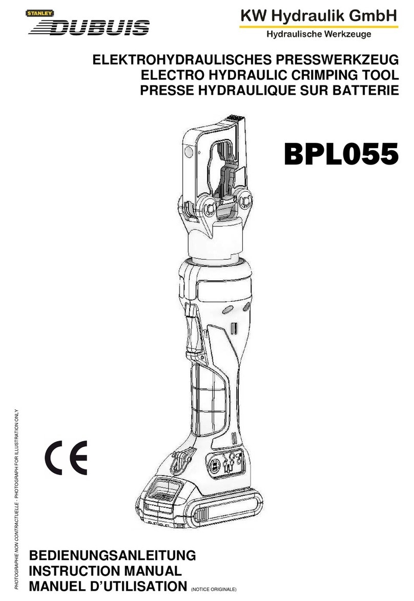 Stanley DUBUIS KW Hydraulik BPL055 User manual