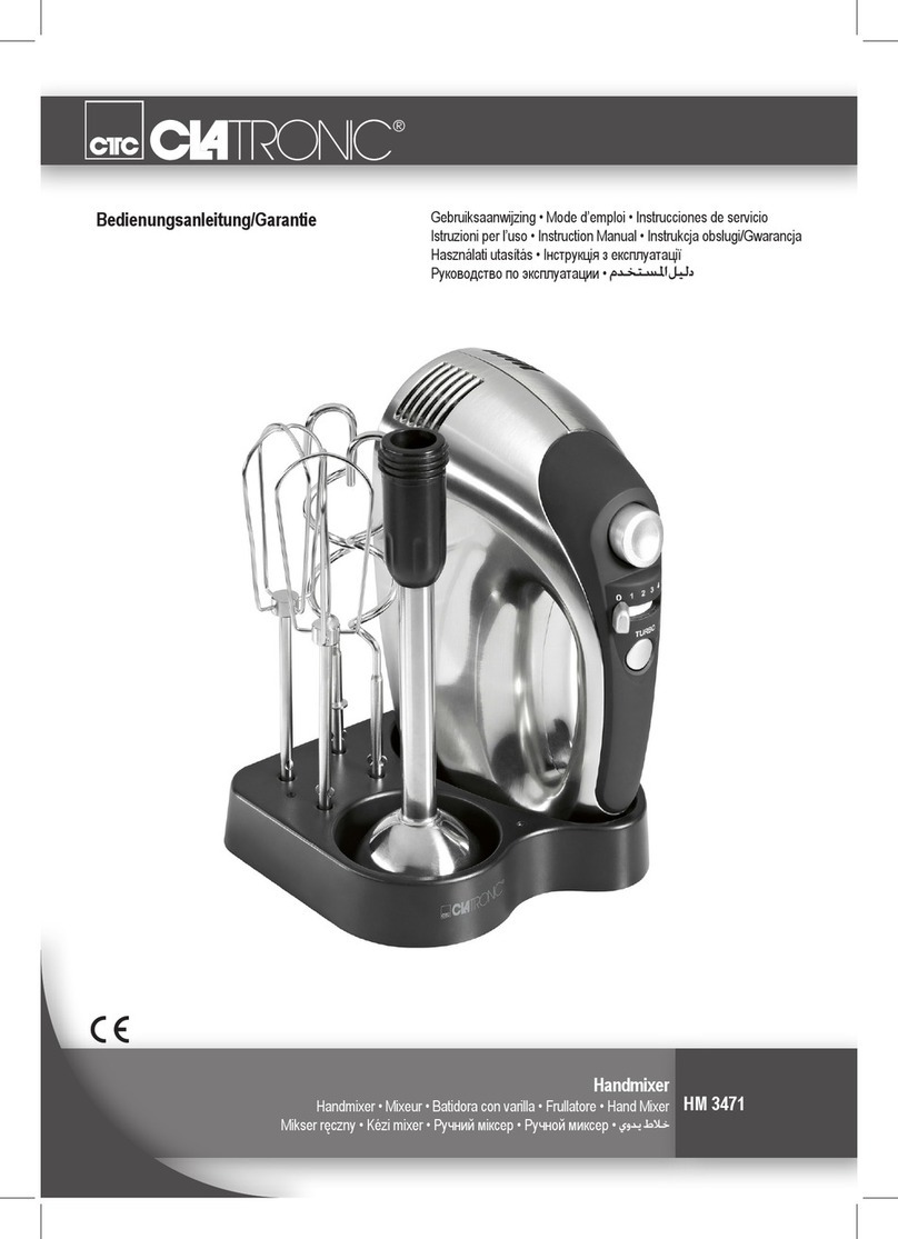 Clatronic HM 3471 instruction manual