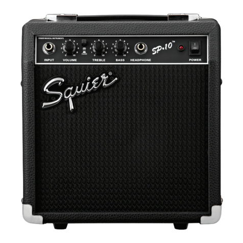 Fender Squier SP-10 owner's manual