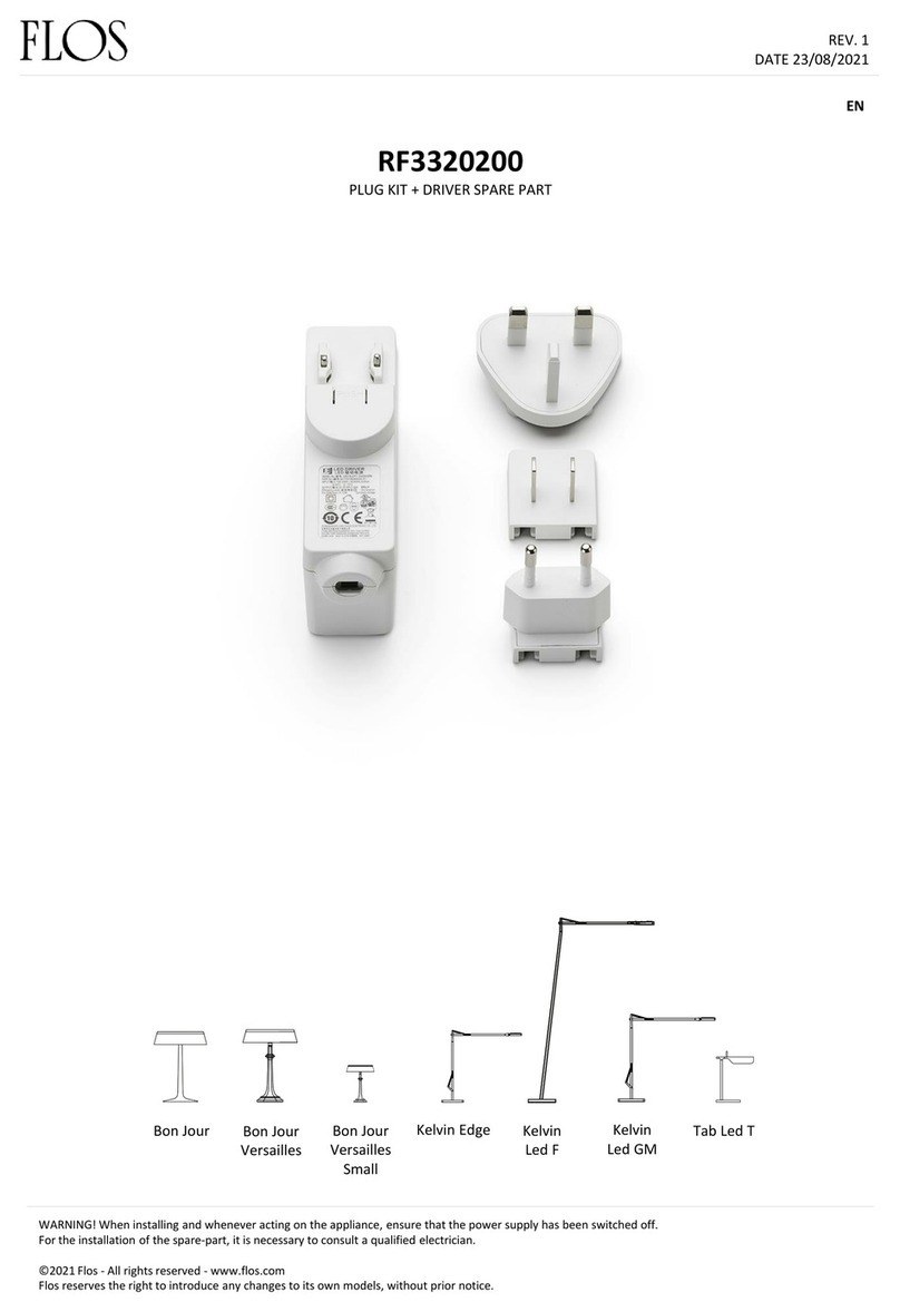 FLOS RF3320200 User manual