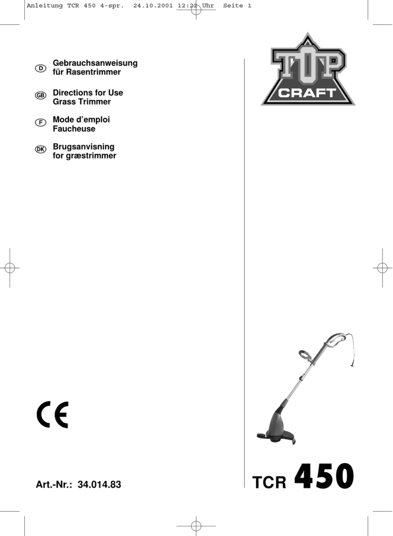 Top Craft TCR 450 Directions for use
