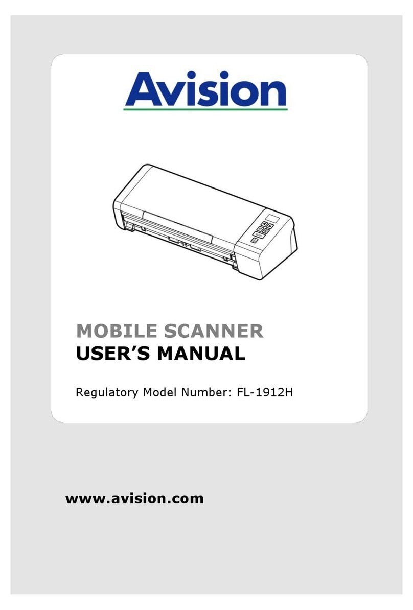 Avision FL-1912H user manual