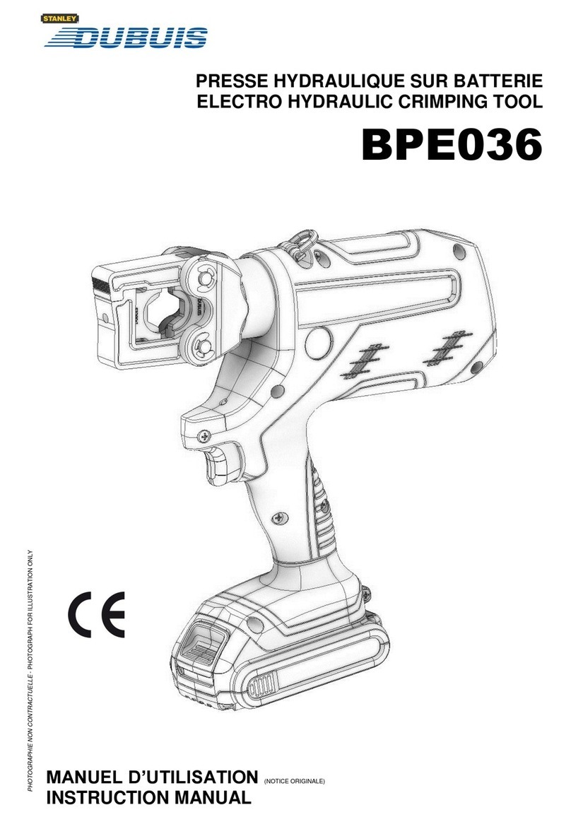 Stanley DUBUIS BPE036 User manual
