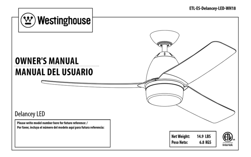 Westinghouse Delancey LED User manual