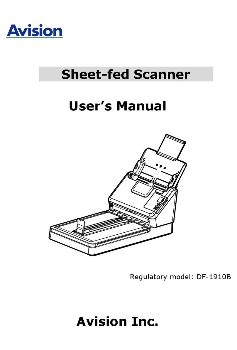Avision DF-1910B user manual