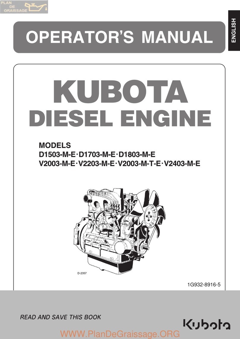 Kubota D1703-M-E User manual