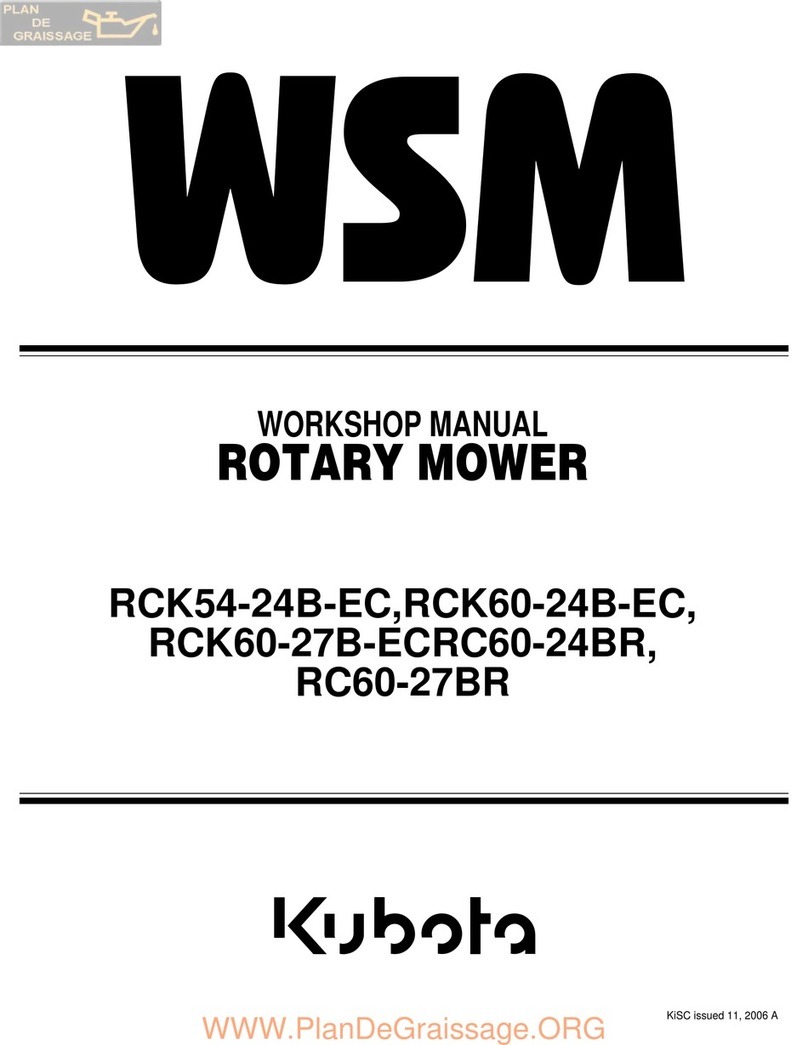 Kubota wsm RCK54-24B-EC Instruction manual