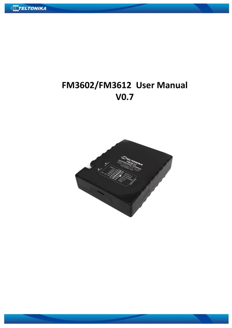 Teltonika FM3602 User manual