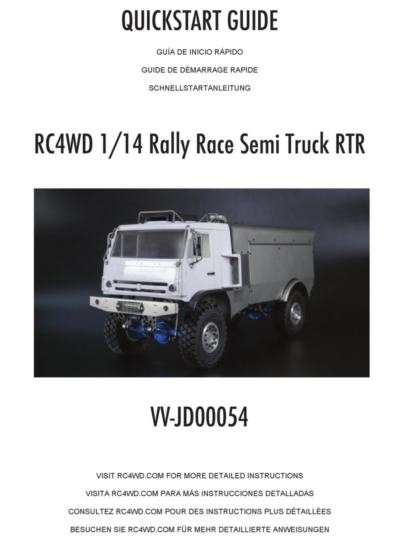RC4WD 1/14 Rally Race Semi Truck RTR quick start guide