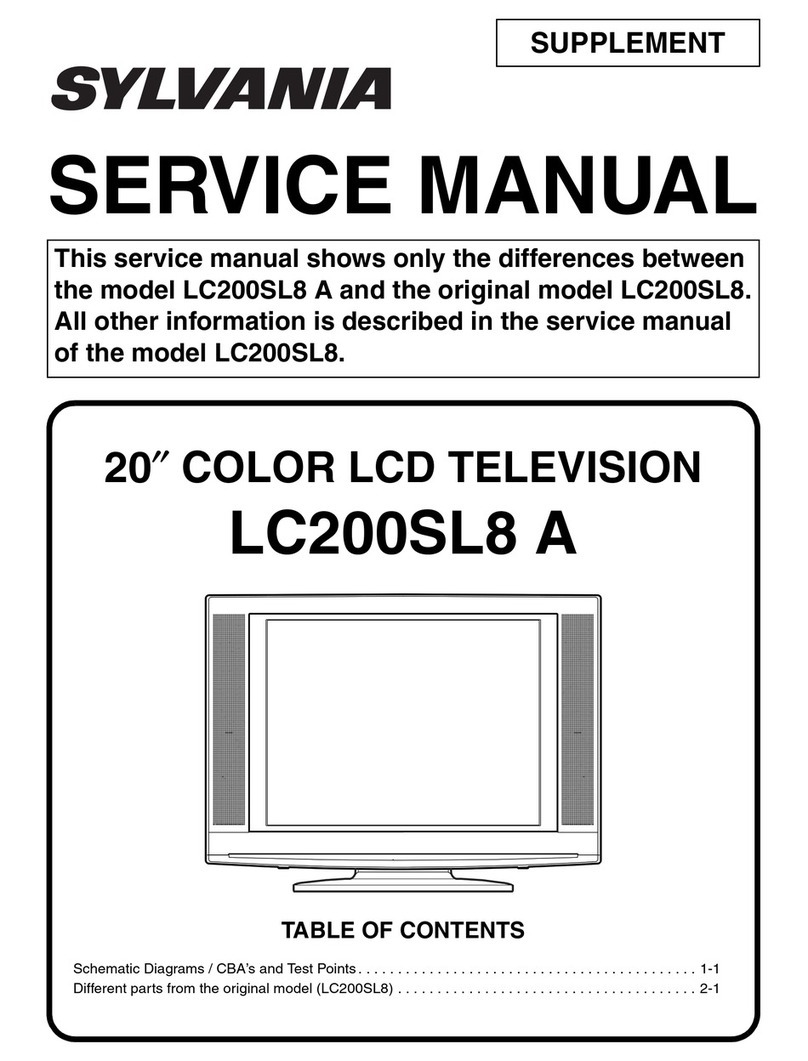 Sylvania LC200SL8 A Operating manual
