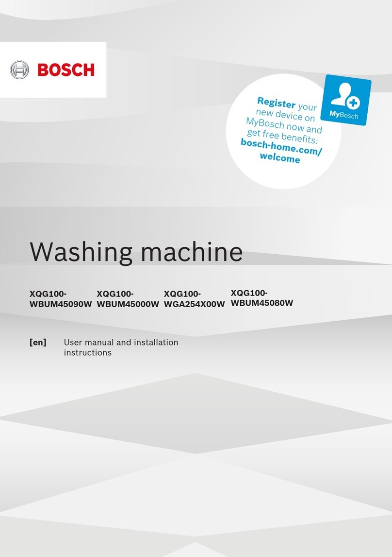 Bosch XQG100-WBUM45090W User manual