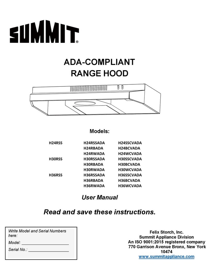 Summit H24RSSADA user manual