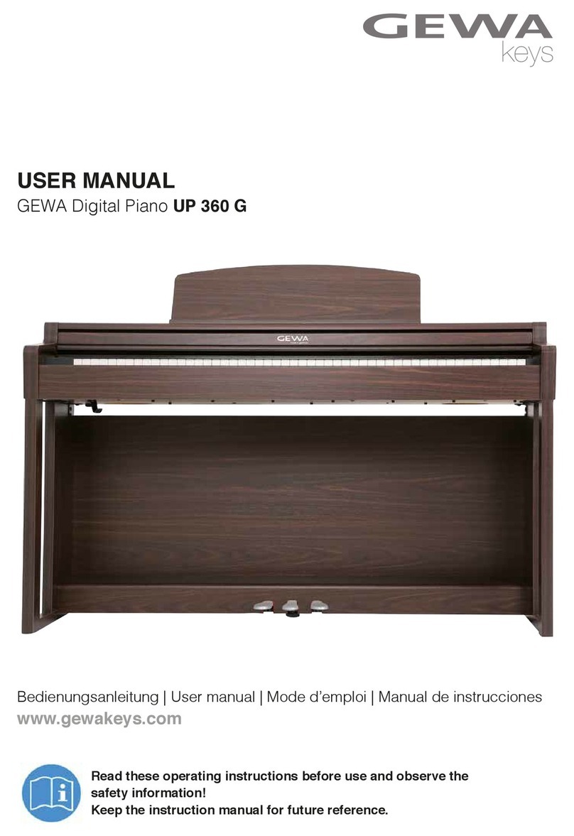 Gewa UP 360 G user manual