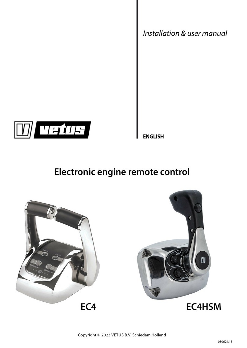 Vetus EC4HSM Installation & user manual