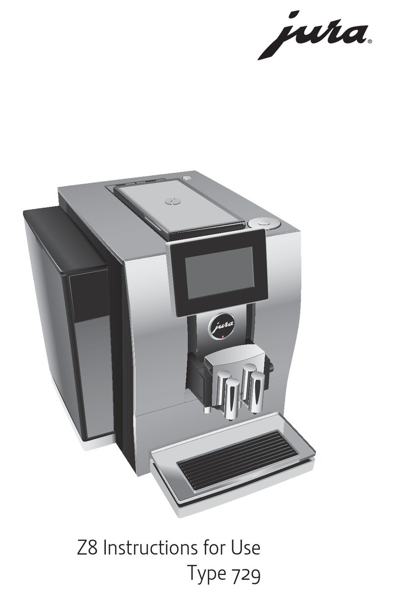 Jura 729 User manual