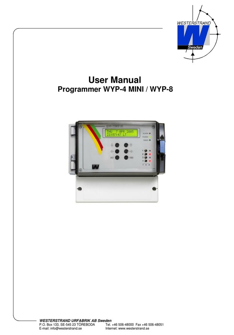 WESTERSTRAND WYP-4 MINI user manual