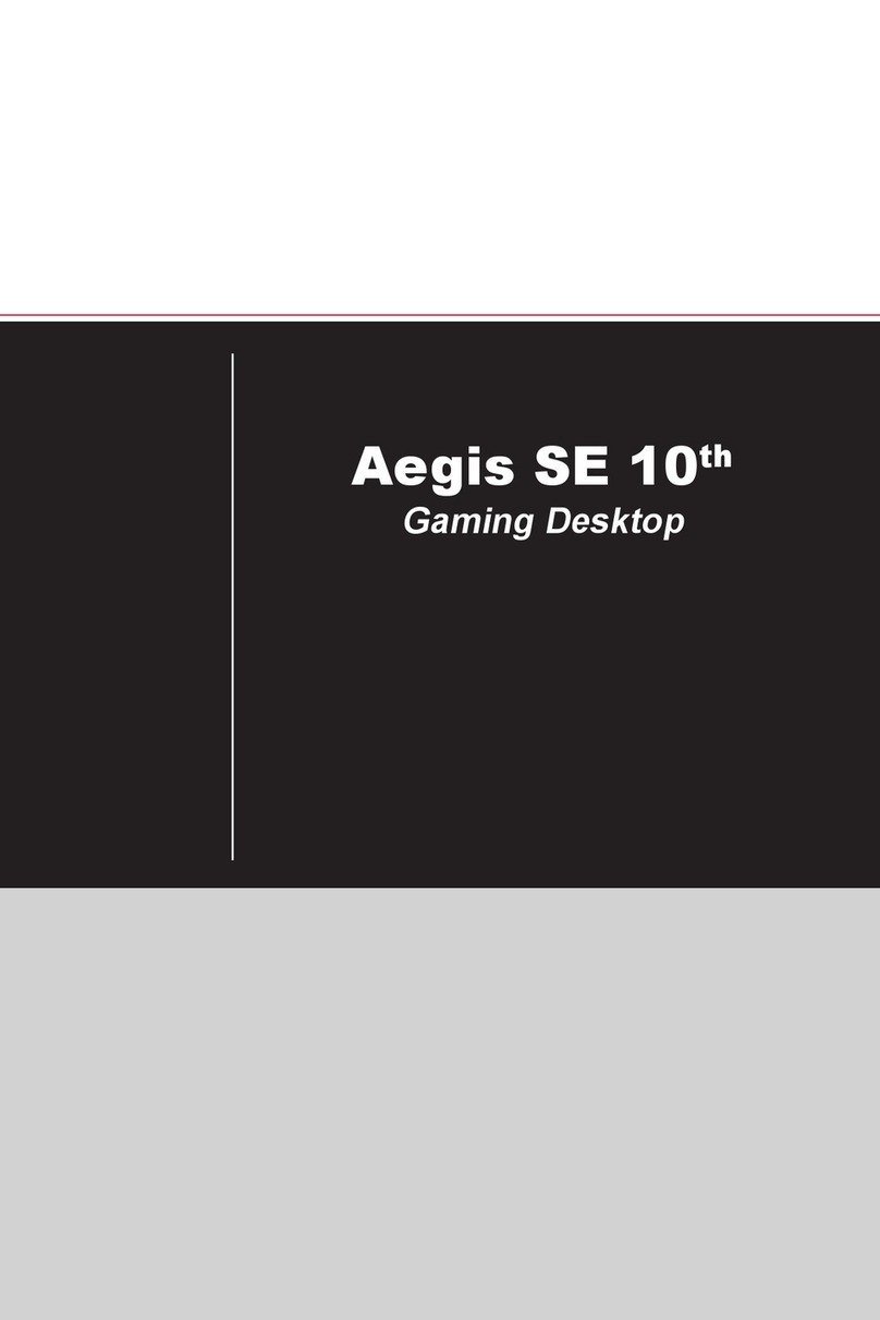 MSI Aegis SE 10th User manual
