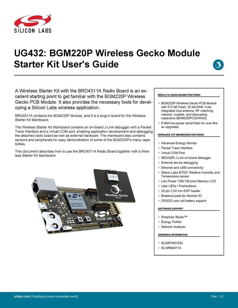 Silicon Laboratories UG432 BGM220P user guide Silicon Laboratories UG432 BGM220P user guide