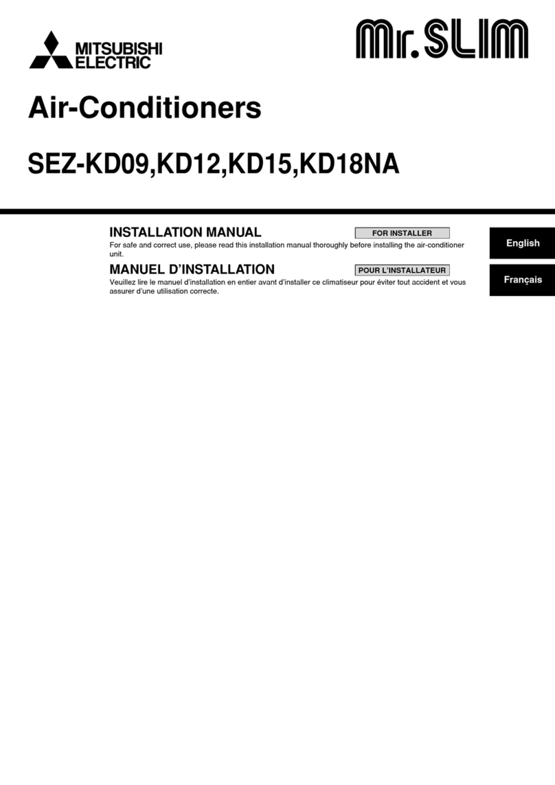 Mitsubishi Electric SEZ-KD12NA4R1.TH User manual