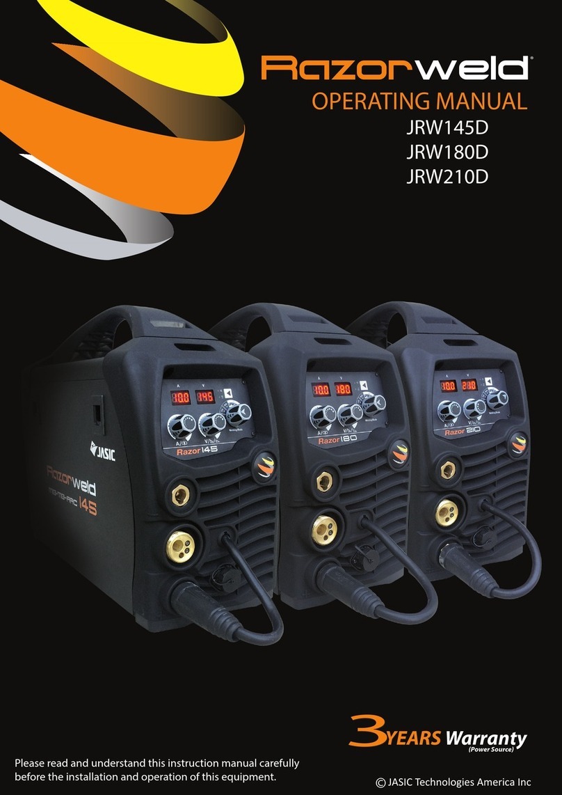 Razorweld JRW145D operating manual