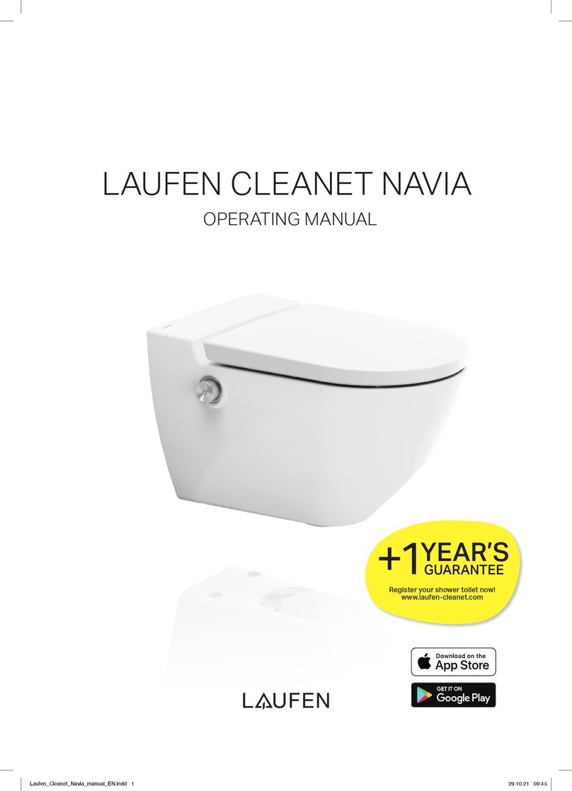 Laufen CLEANET NAVIA H8206014000001 User manual