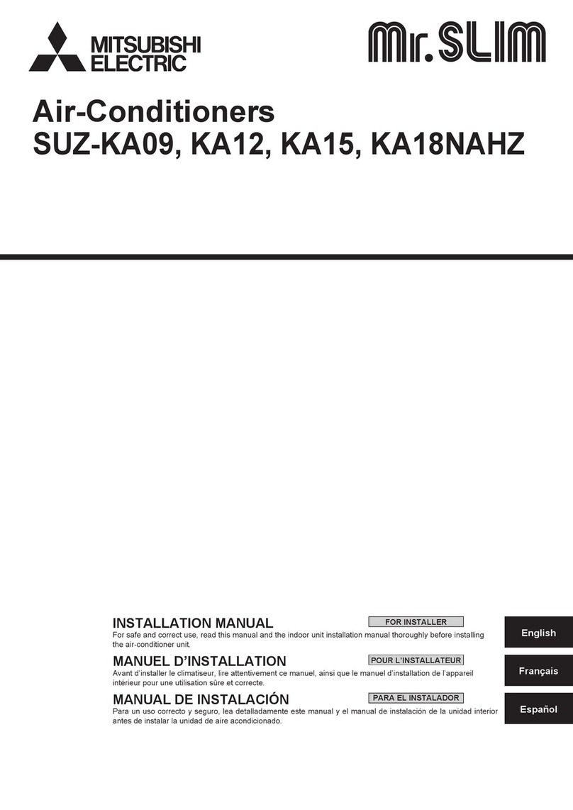 Mitsubishi Electric Mr. Slim SUZ-KA12NAHZ User manual