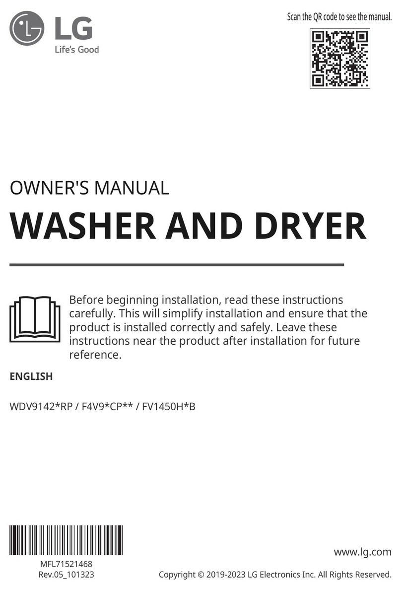 LG F4V9 CP Series User manual