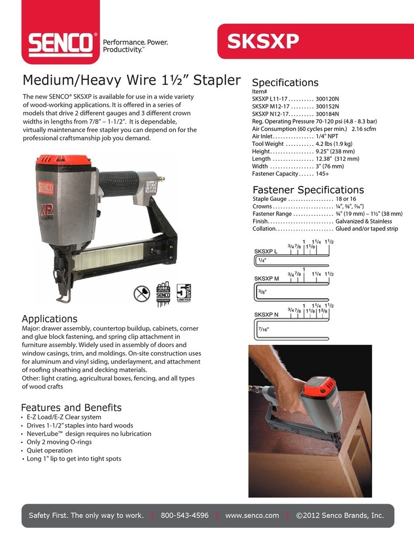 Senco SKSXP L User manual