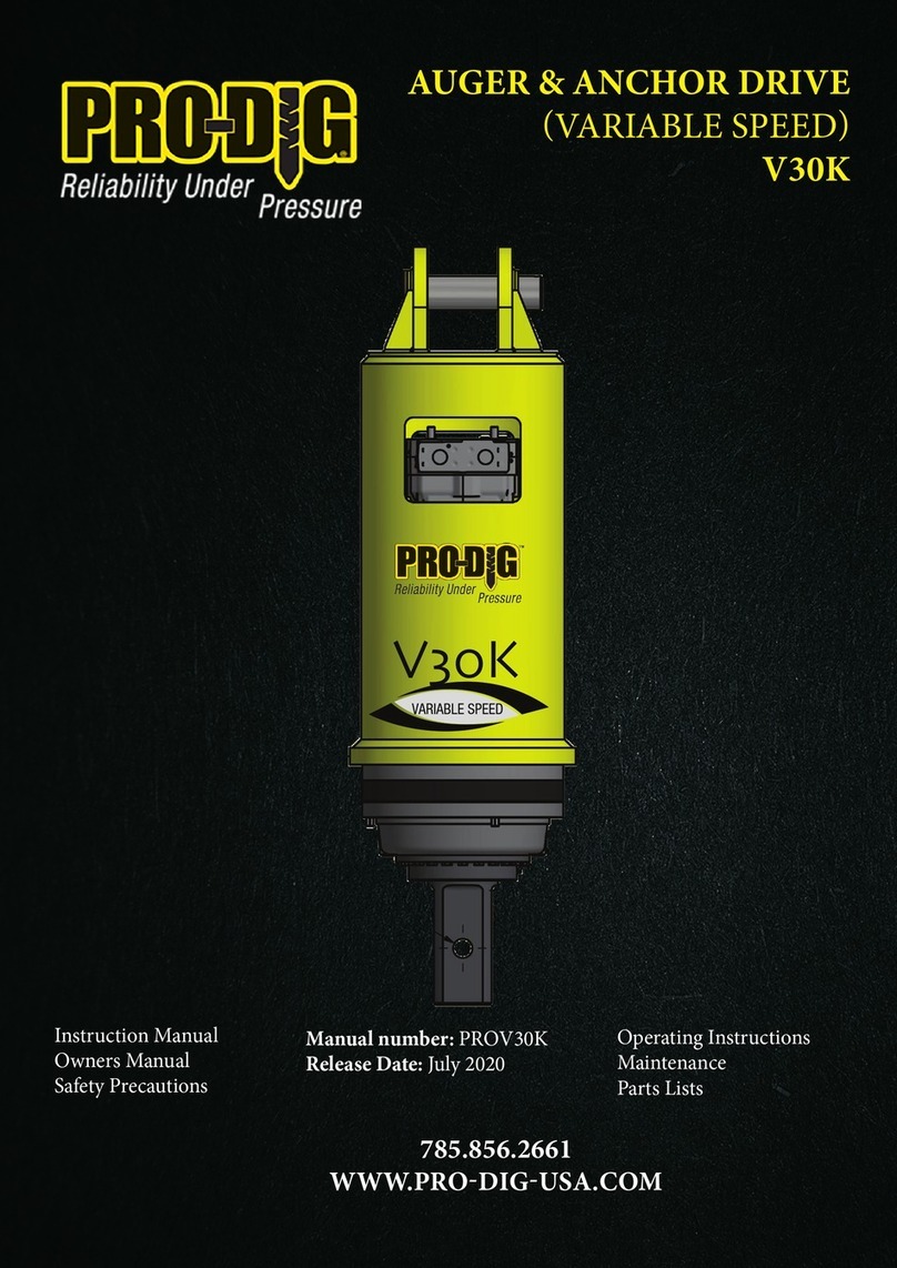 Pro-dig V30K instruction manual Pro-dig V30K instruction manual