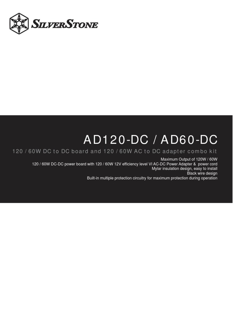 SilverStone AD120-DC User manual
