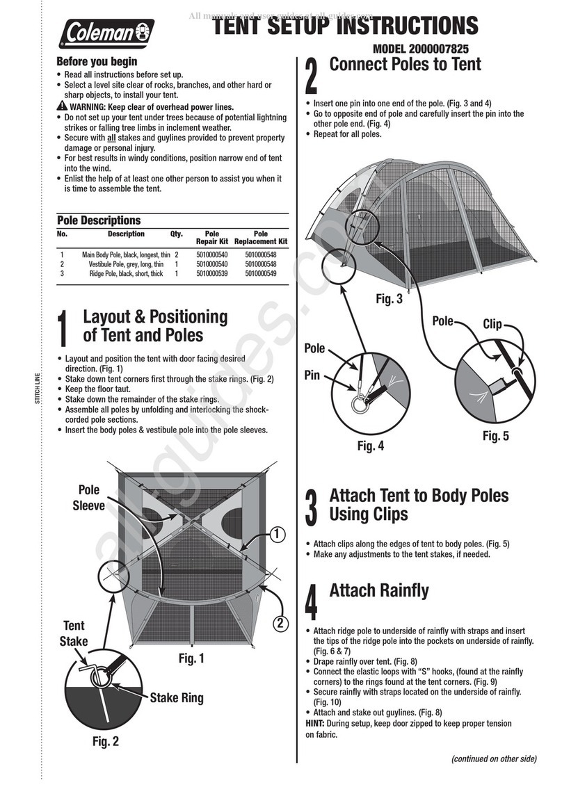 Coleman 2000007825 Setup instructions