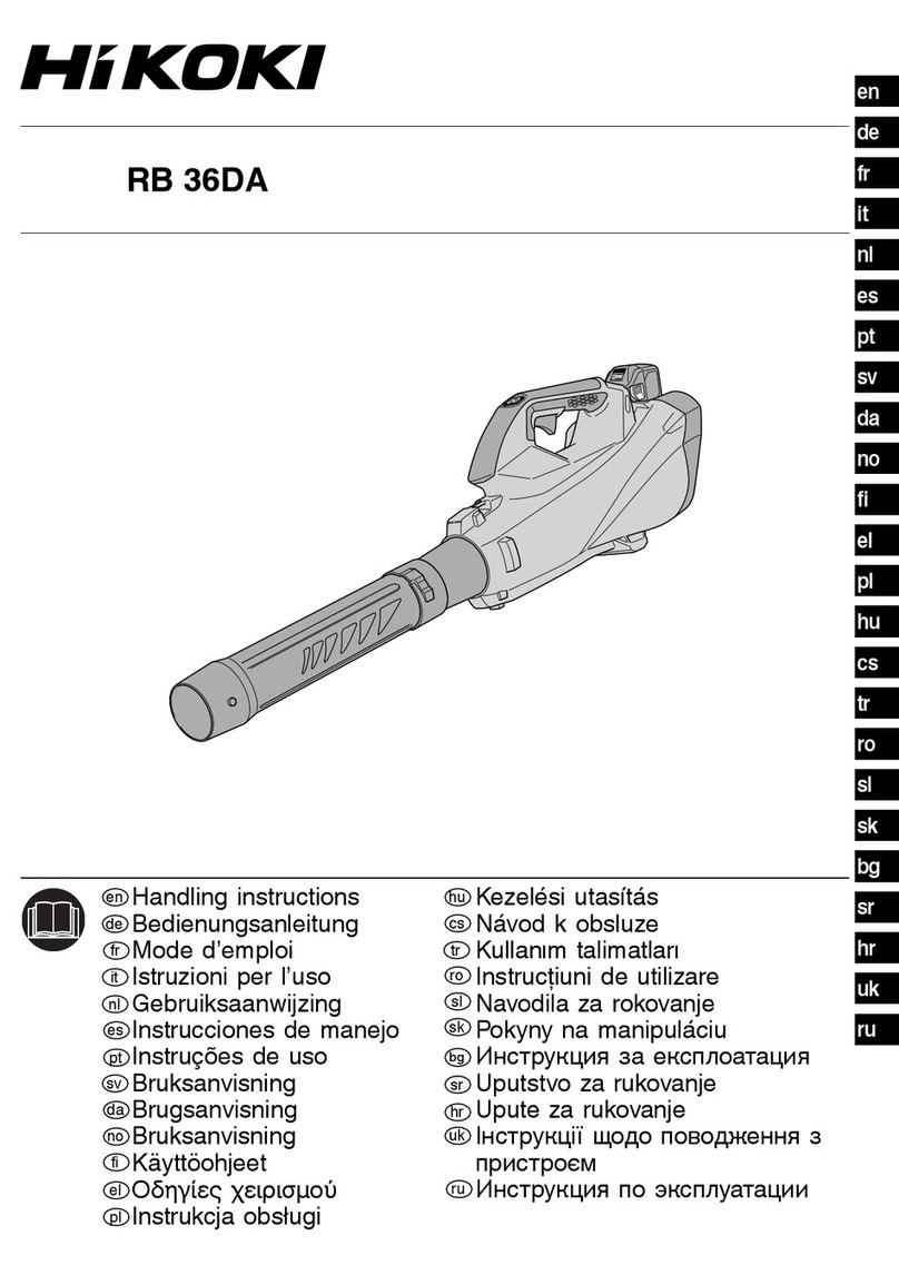 HIKOKI RB36DAW4Z User manual