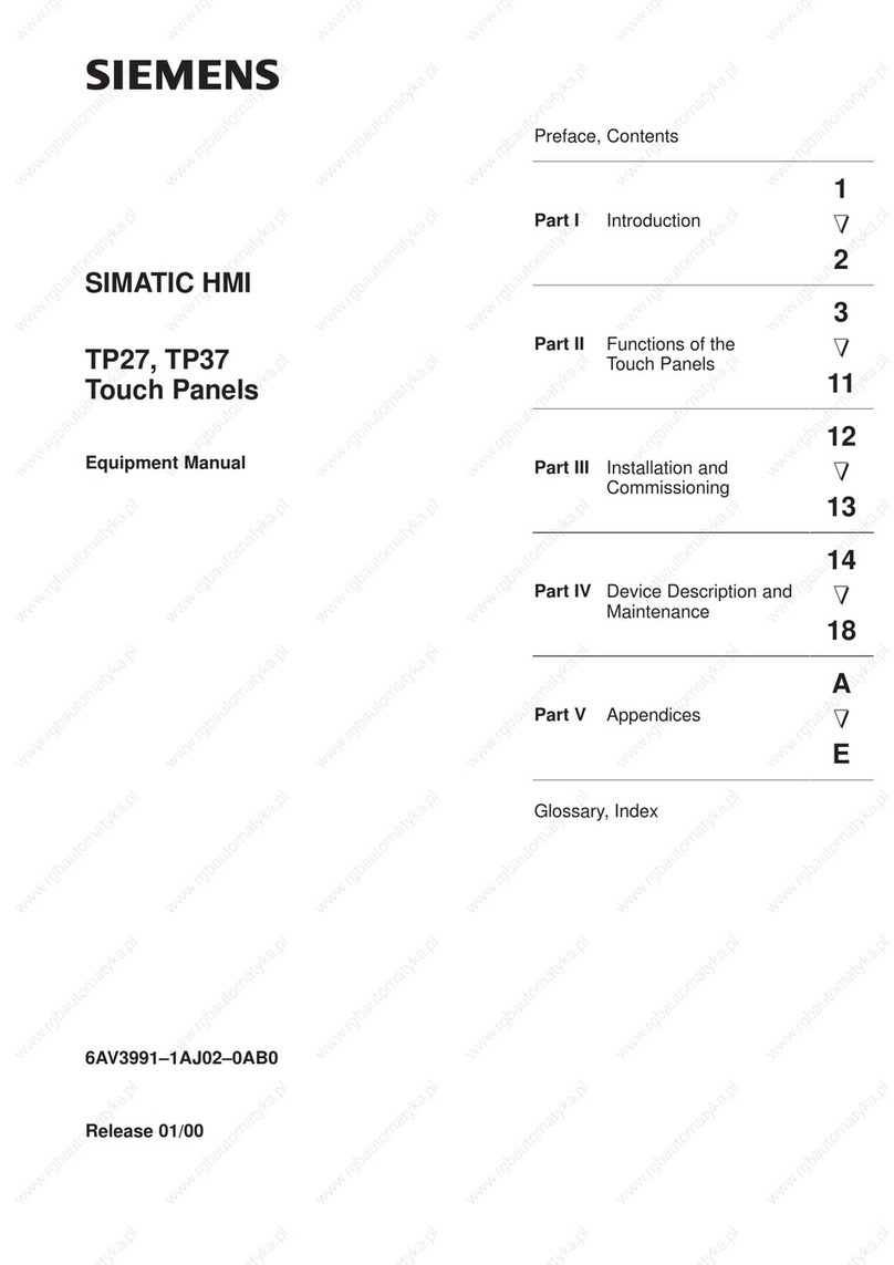 Siemens 6AV3991-1AJ02-0AB0 Technical Document