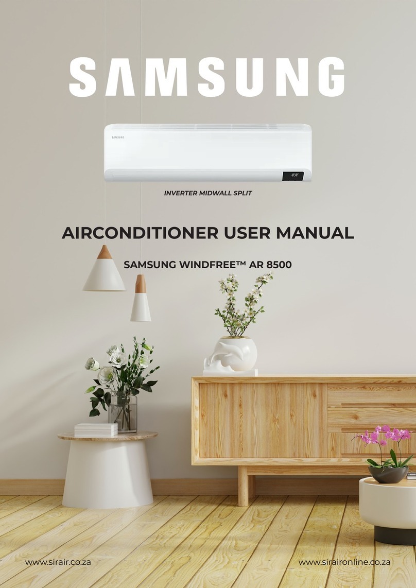 Samsung WINDFREE AR 8500 User manual
