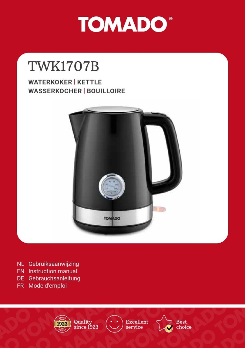 tomado TWK1707B User manual