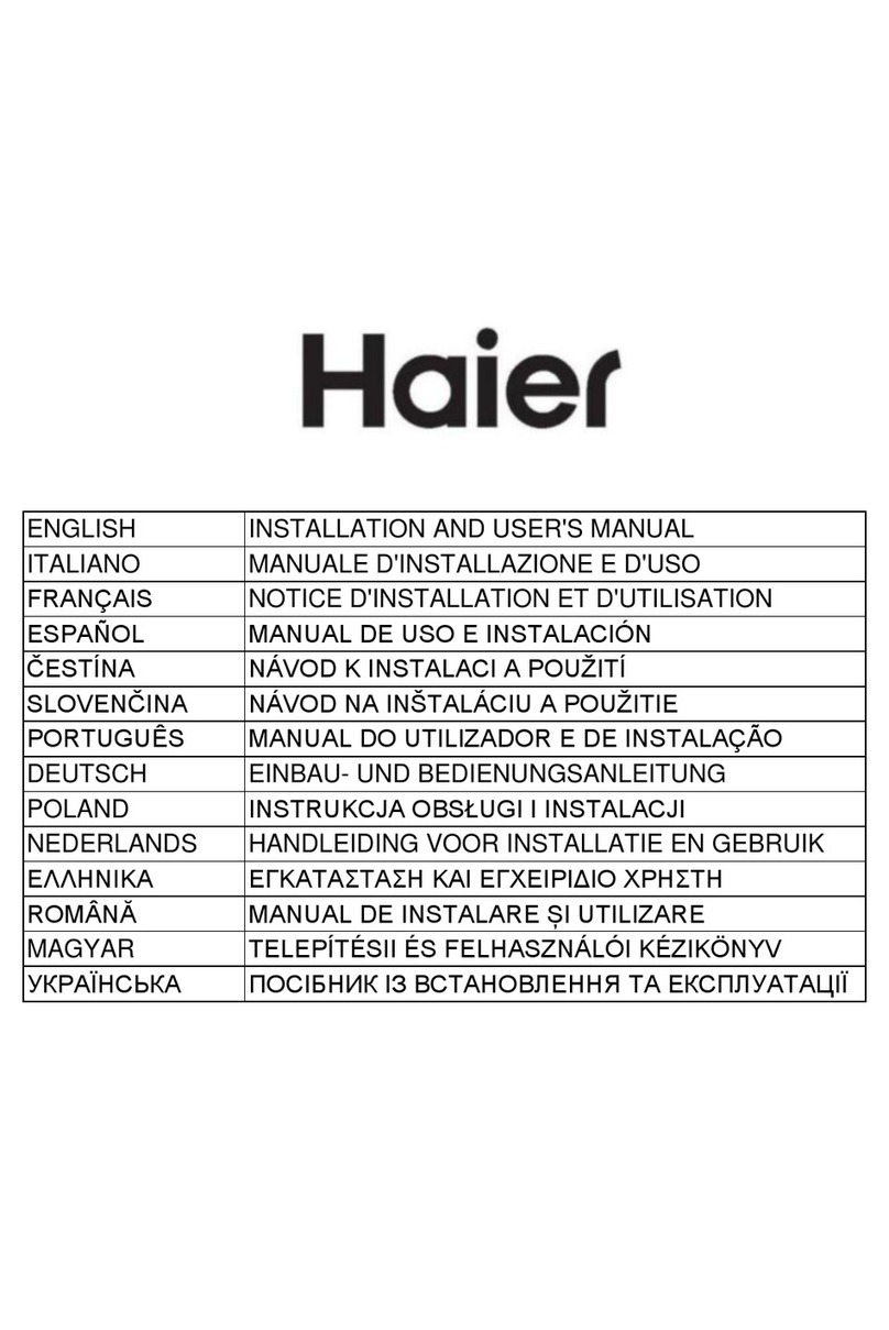 Haier HATS9DS6BPLWI User manual