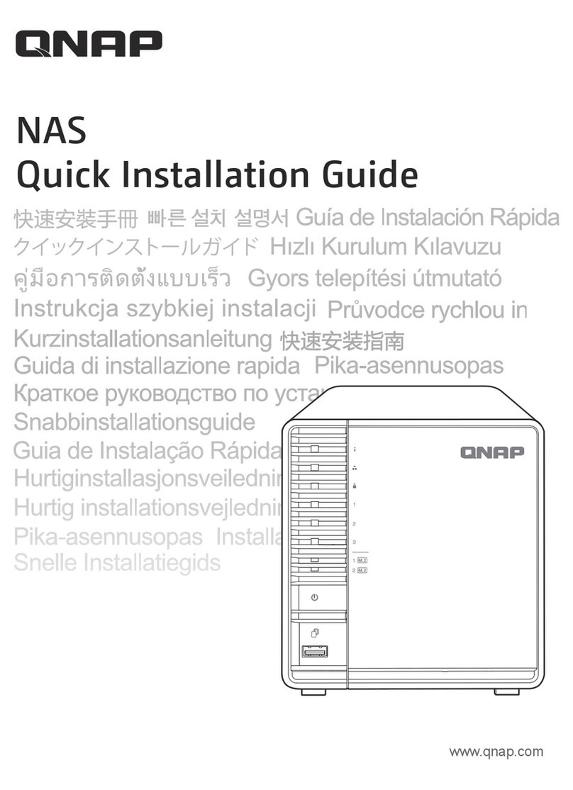 QNAP NAS TS-364-8G User manual QNAP NAS TS-364-8G User manual