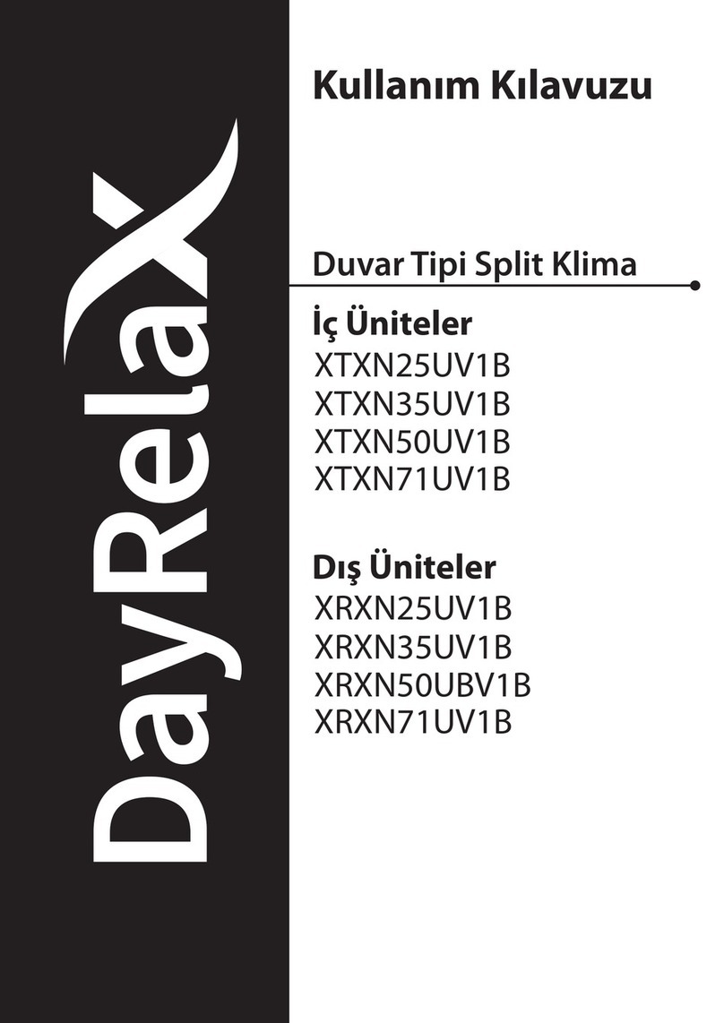 Midea DayRelax XTXN25UV1B User manual