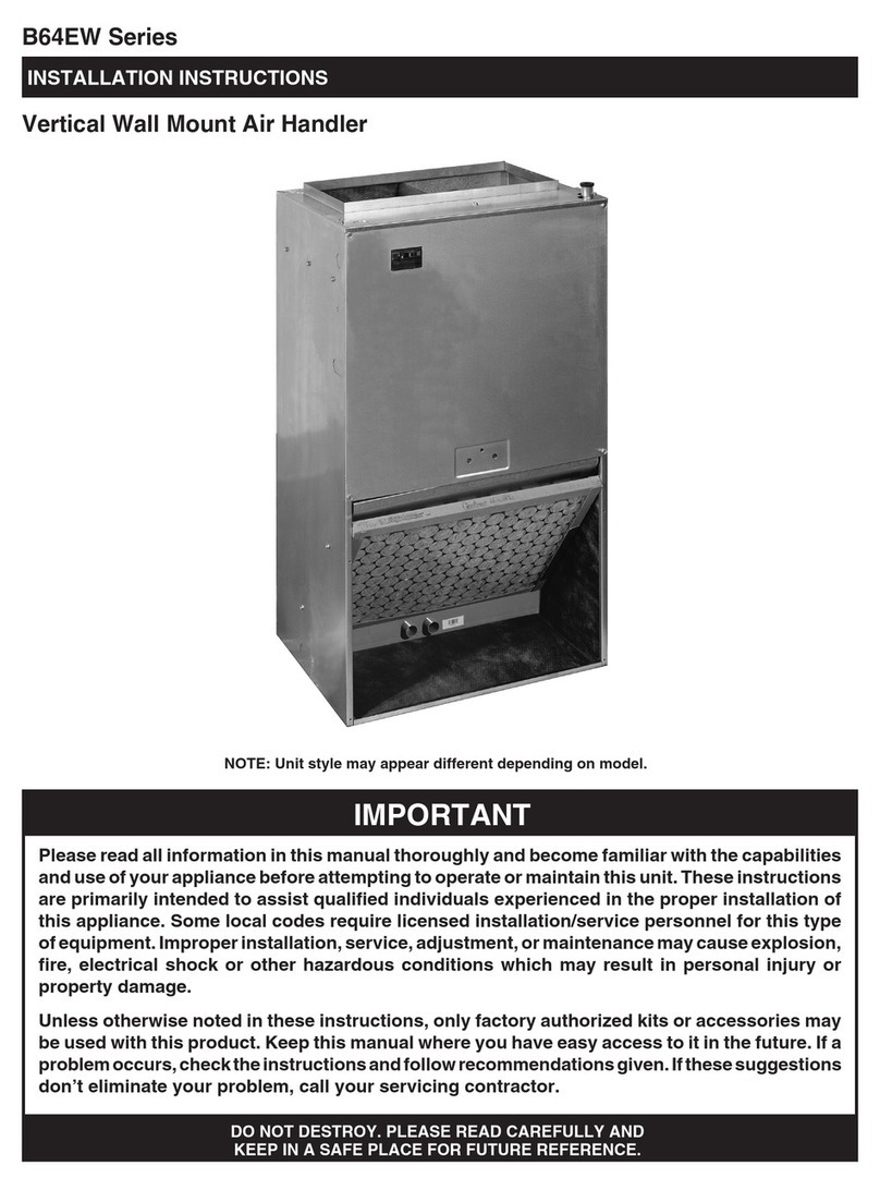 Nortek B64EW Series User manual